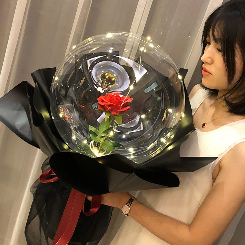 Led Balloon Light - بالون روز عيد الحب بوبو حفل
