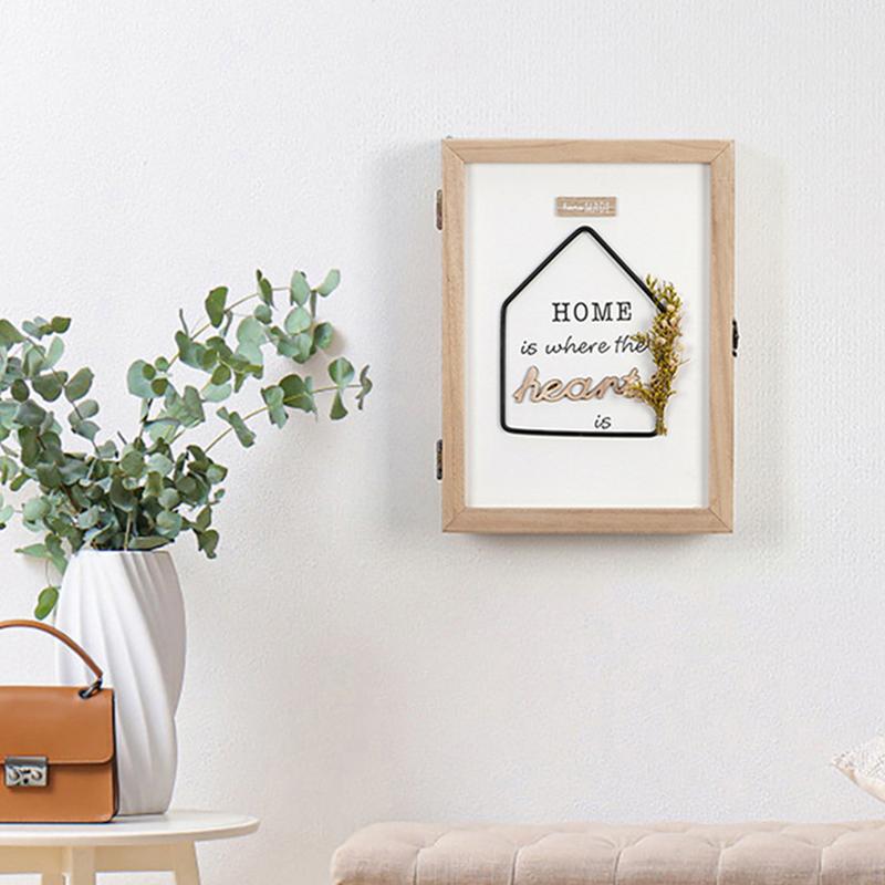 Flower Wall Panel - حامل مفاتيح مزخرف مثبت على الحائط