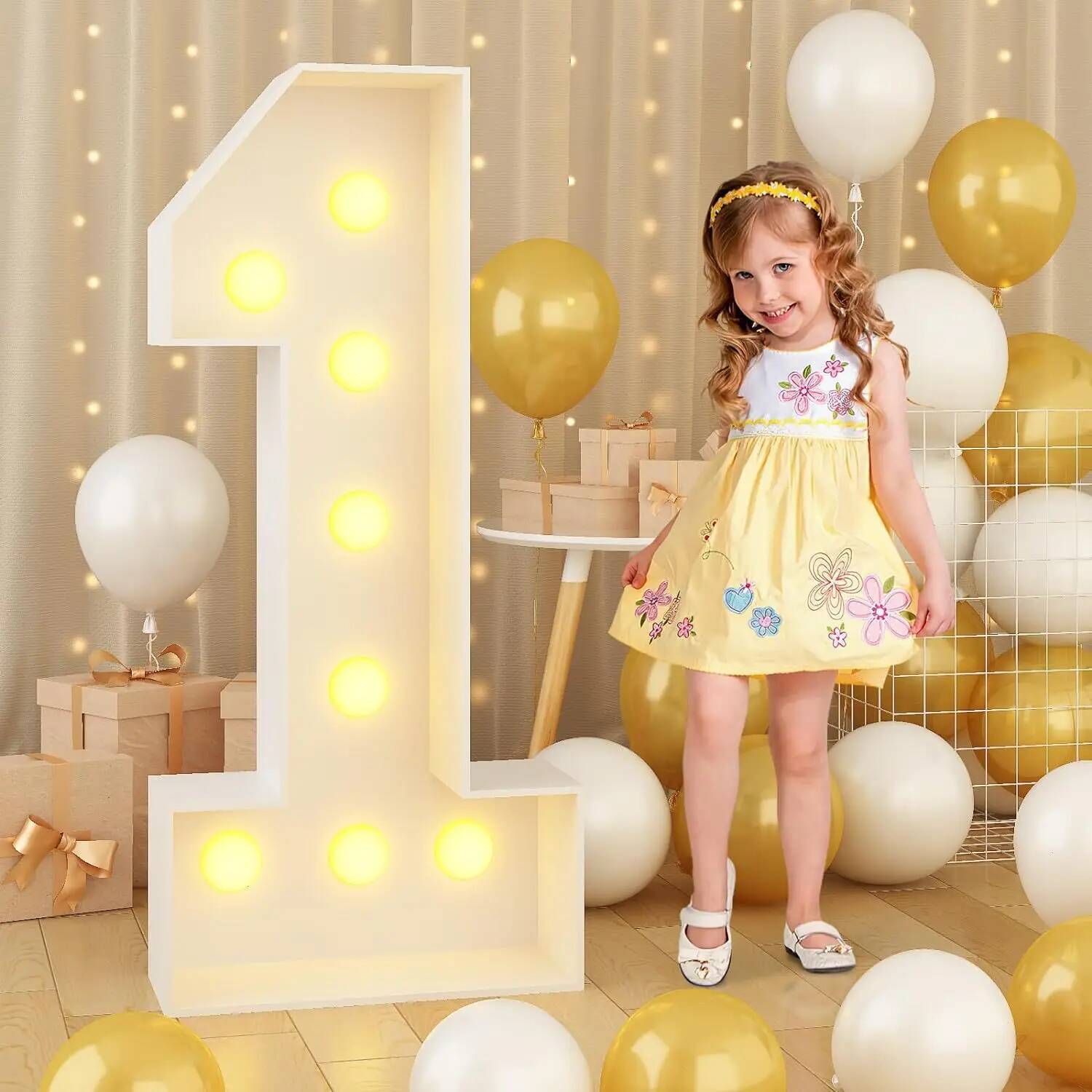 Led Balloon Light - أرقام ضوئية عملاقة LED لحفلات أعياد
