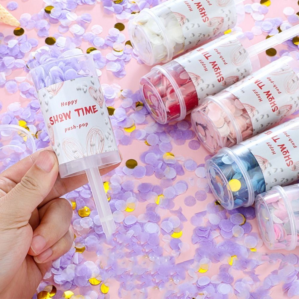 Confetti Cannon Tube - قطعة واحدة من أنبوب قصاصات الورق