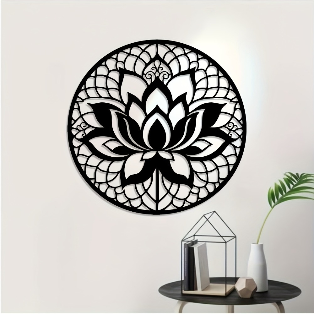 Flower Wall Panel - لوحة فنية معدنية للحائط من لوميهو