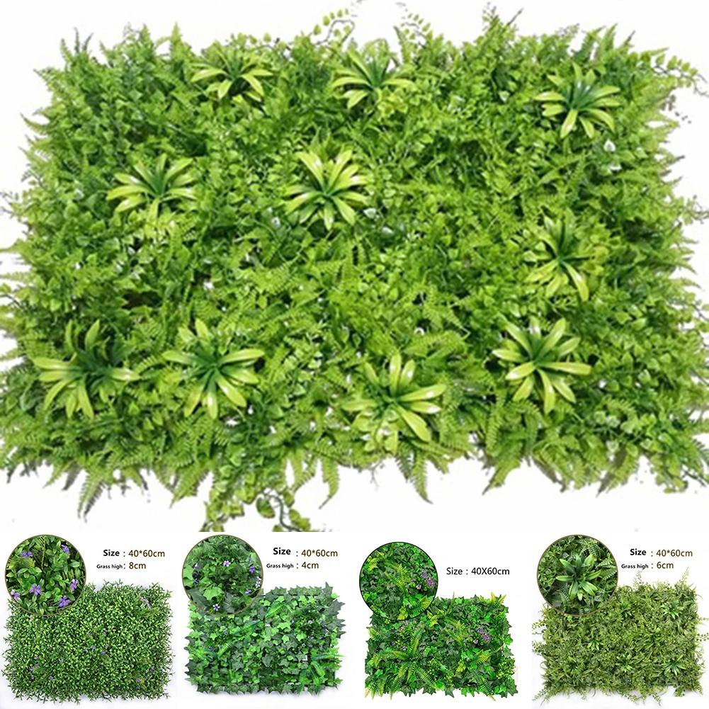 Flower Wall Panel - 40*60 سنتيمتر نبات الحديقة الاصطناعية العشب