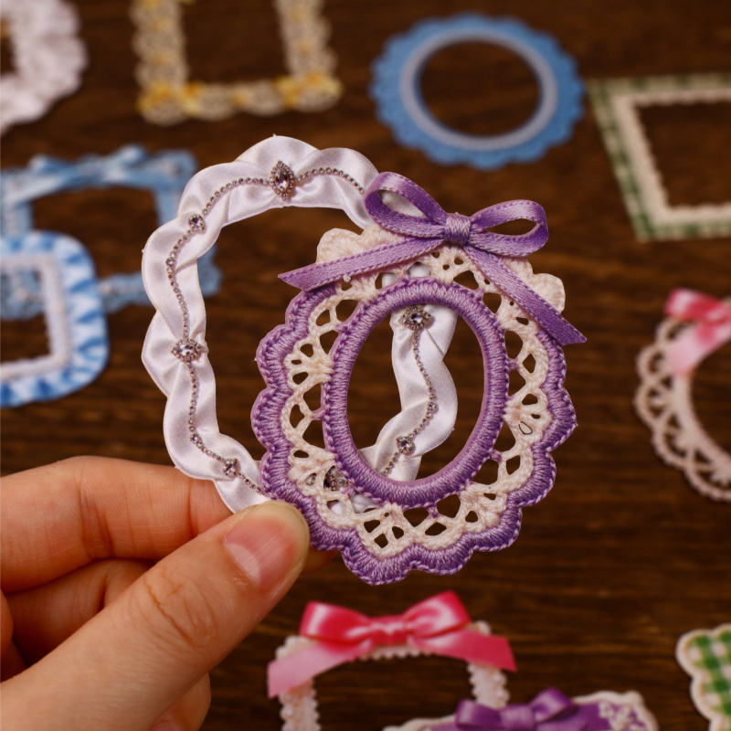 Papercraft Supply Ribbon - عبوة واحدة/8 قطع من ملصقات البطاقات