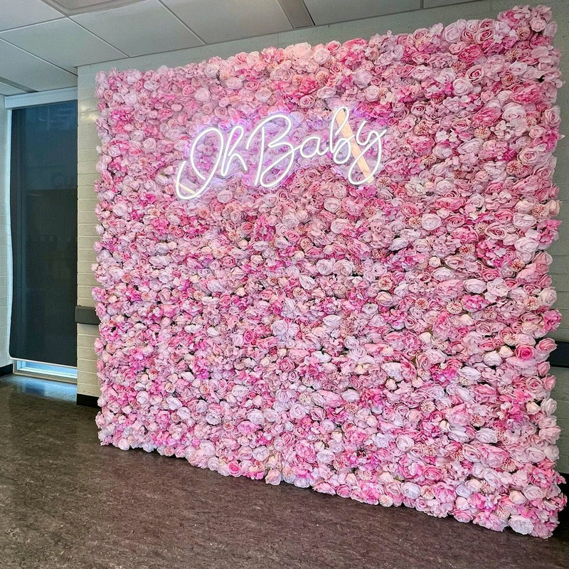 Flower Wall Panel - لوحات الحائط زهرة اصطناعية لتزيين عيد