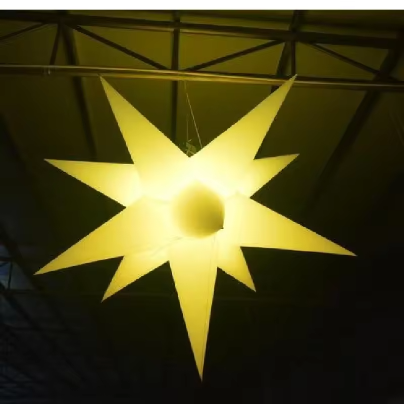 رائعة نفخ نجمة مع مصباح ليد عي - مراجعة Led Balloon Light وسعره