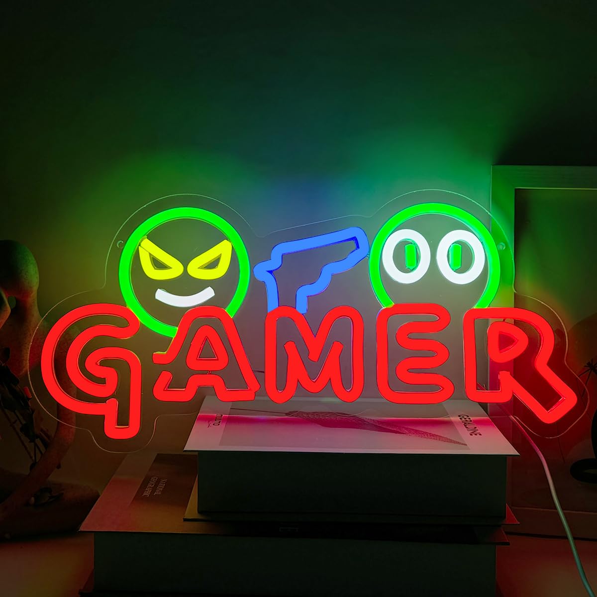 لافتة نيون LED للألعاب قابلة ل - مراجعة Neon Sign Party وسعره