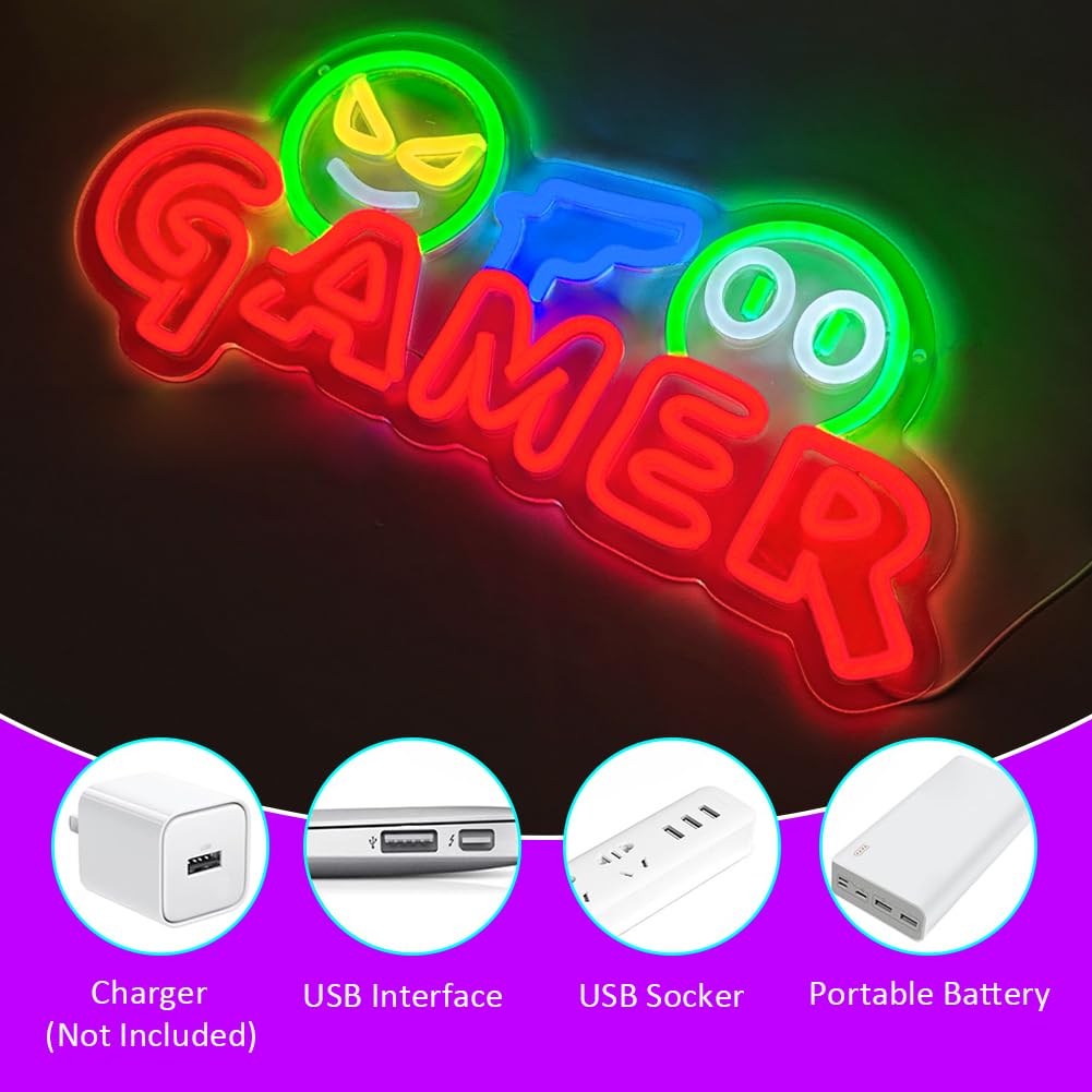 لافتة نيون LED للألعاب قابلة ل - مراجعة Neon Sign Party وسعره