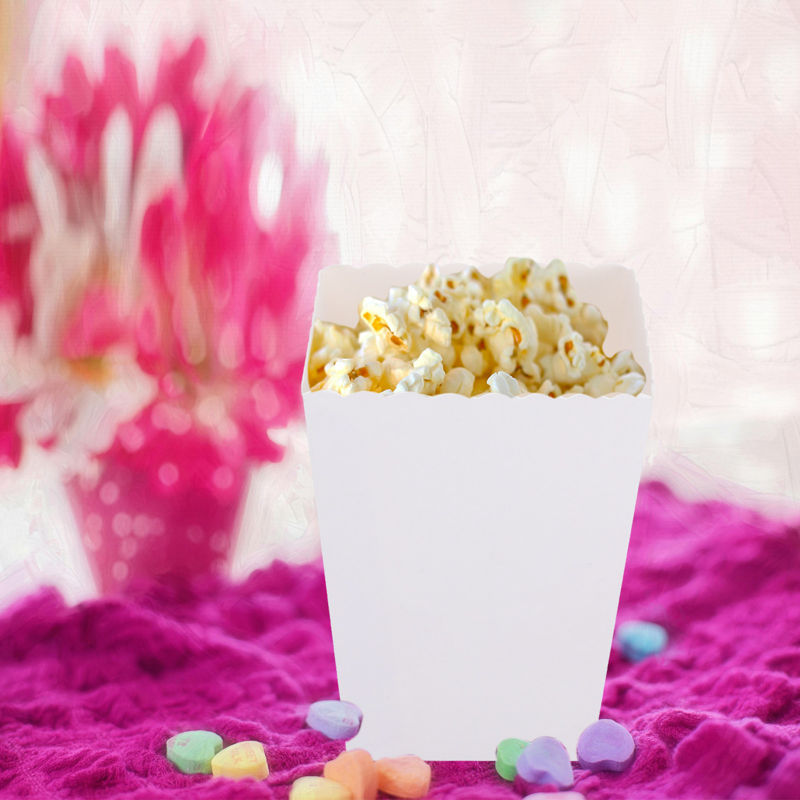 50 قطعة من صناديق الفشار القاب - مراجعة Event Party Box وسعره