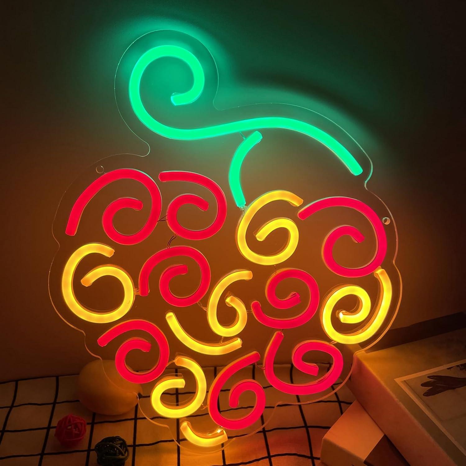 لافتة نيون على شكل فاكهة سايبر - مراجعة Neon Sign Party وسعره