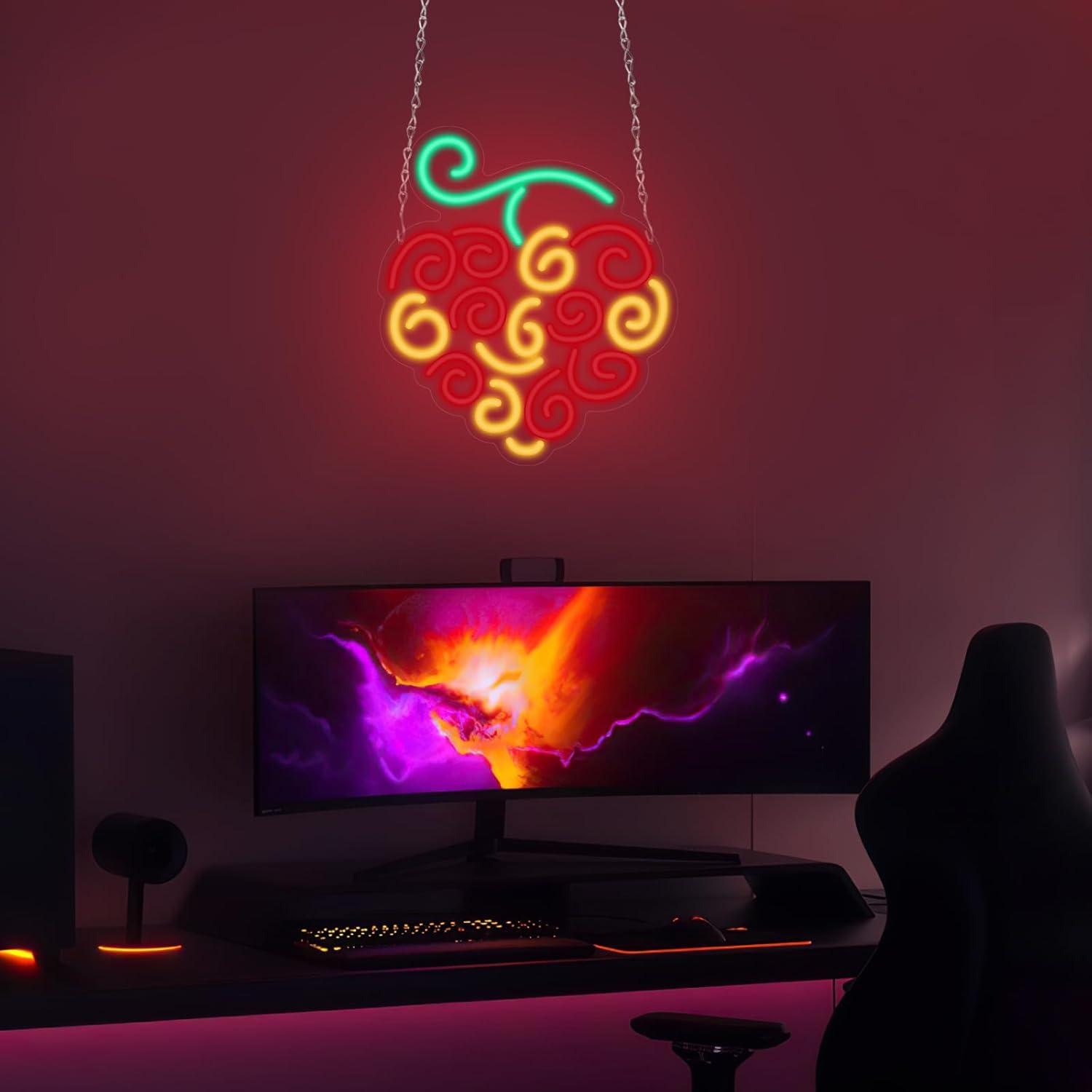 لافتة نيون على شكل فاكهة سايبر - مراجعة Neon Sign Party وسعره