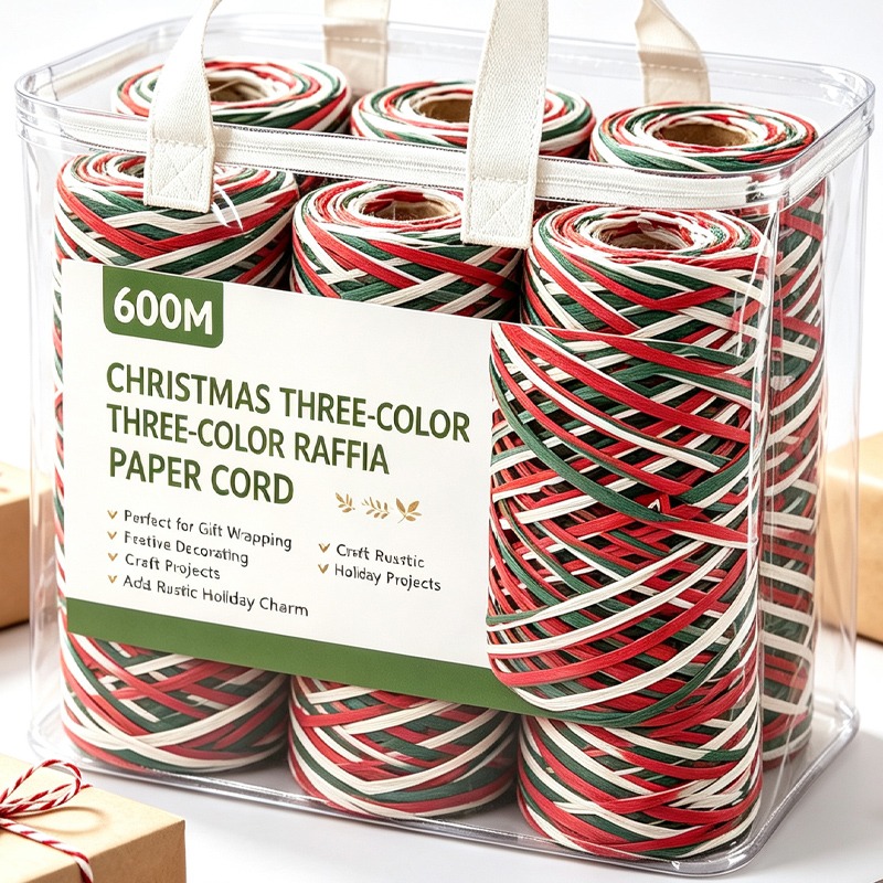 شريط ورق رافيا 150/600 متر لصن - مراجعة Papercraft Supply Ribbon وسعره