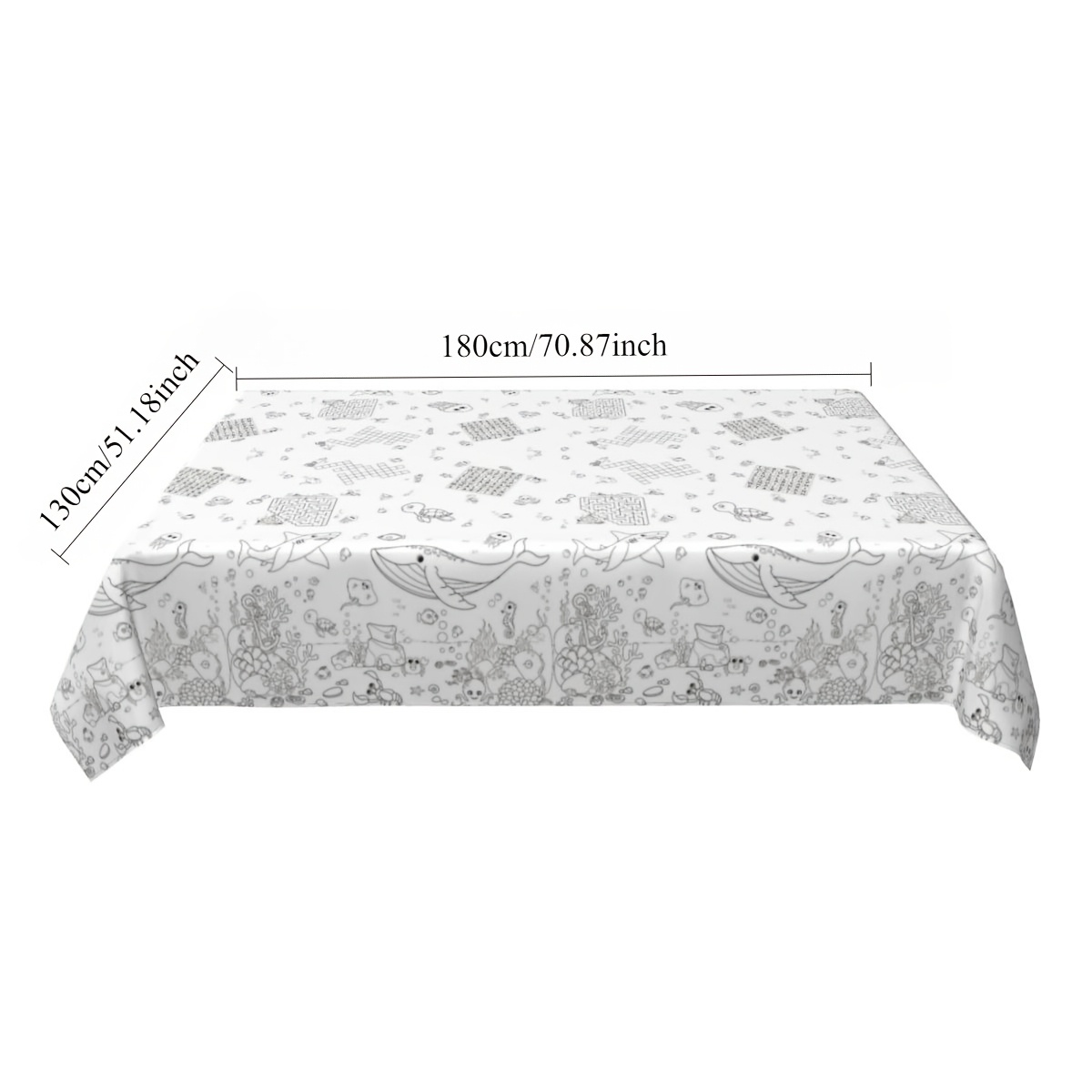 مفرش طاولة تلوين للأطفال قابل  - مراجعة Table Cloth Disposable وسعره