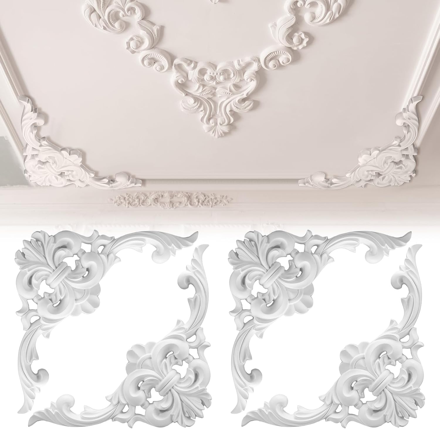 طقم قوالب سقف من البولي يوريثا - مراجعة Flower Wall Panel وسعره