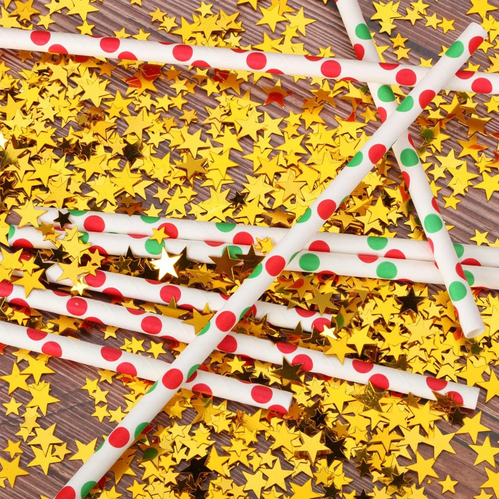كونفيتي نجوم لامعة لتزيين حفلا - مراجعة Confetti Cannon Tube وسعره