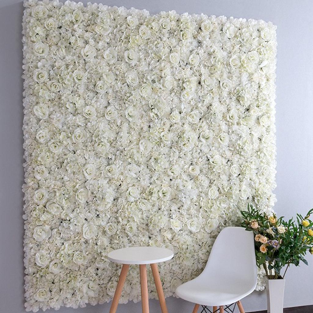 لوحات لوحة زهور الزفاف الاصطنا - مراجعة Flower Wall Panel وسعره