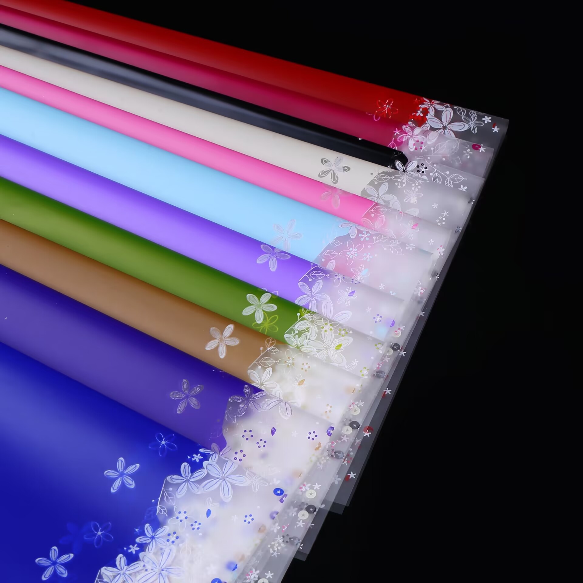 20 ورقة تغليف باقة الزهور مع ش - مراجعة Papercraft Supply Ribbon وسعره