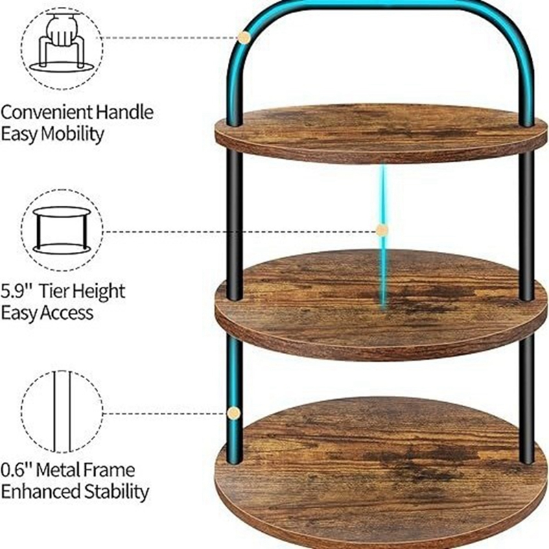 حامل كب كيك خشبي من ABLN، عرض  - مراجعة Cupcake Stand Tier وسعره