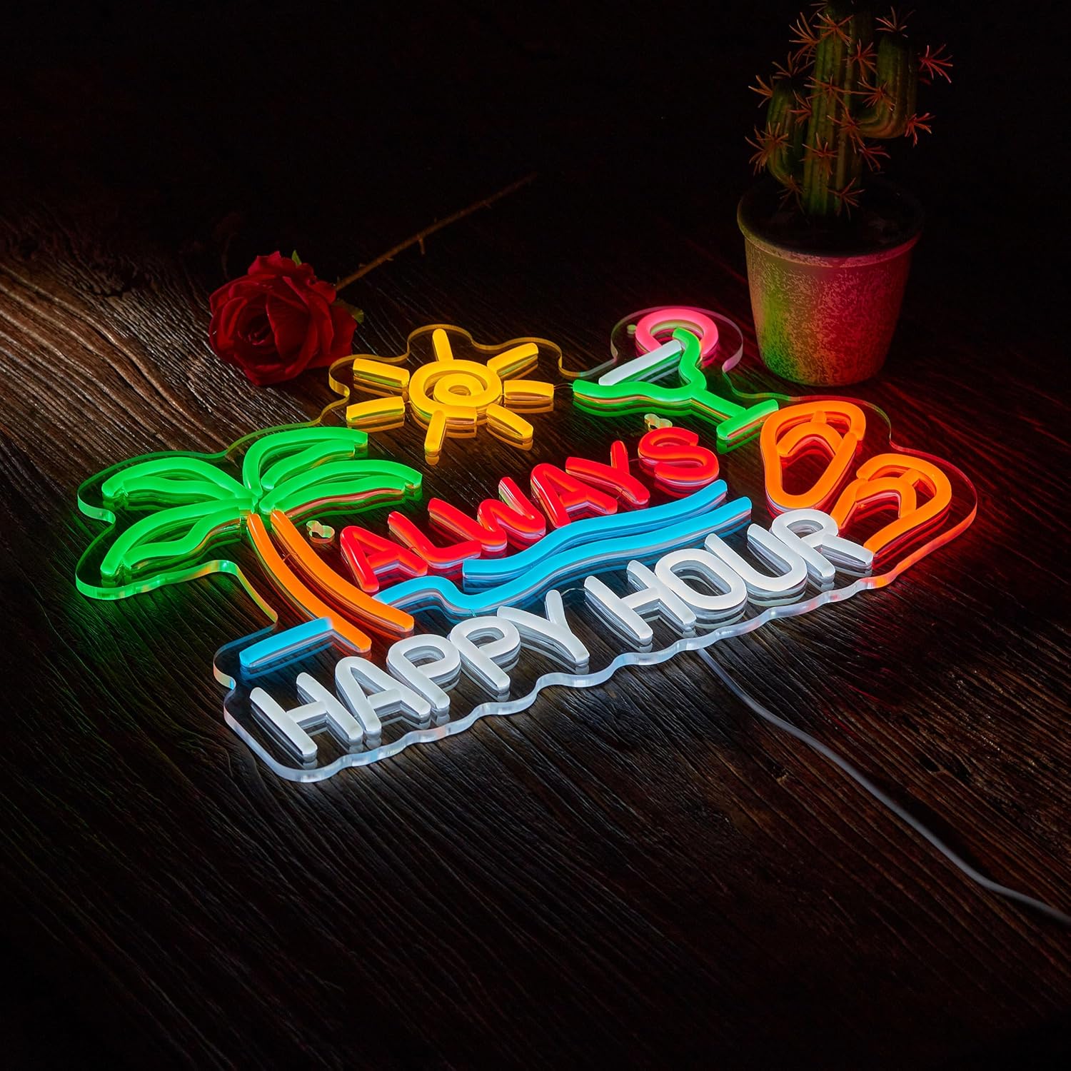لافتة نيون لبار البيرة بعبارة  - مراجعة Neon Sign Party وسعره