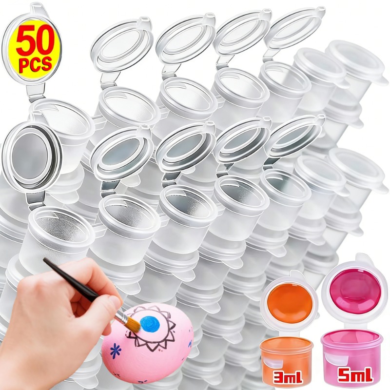 10/30/50 قطعة من أوعية الطلاء  - مراجعة Plastic Cup 50Pcs وسعره