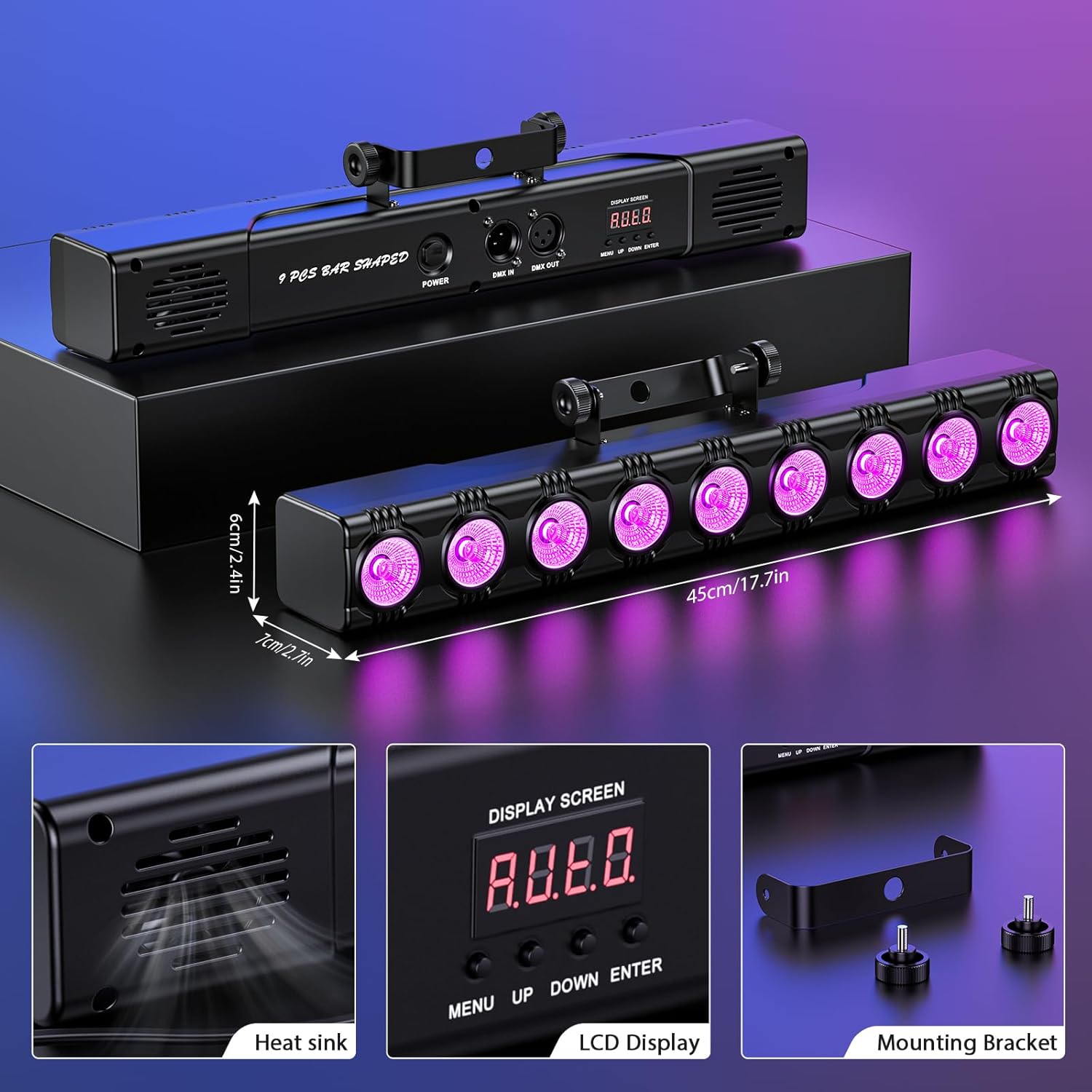 إضاءة جدارية RGB بقوة 36 واط ل - مراجعة Event Party Dj وسعره