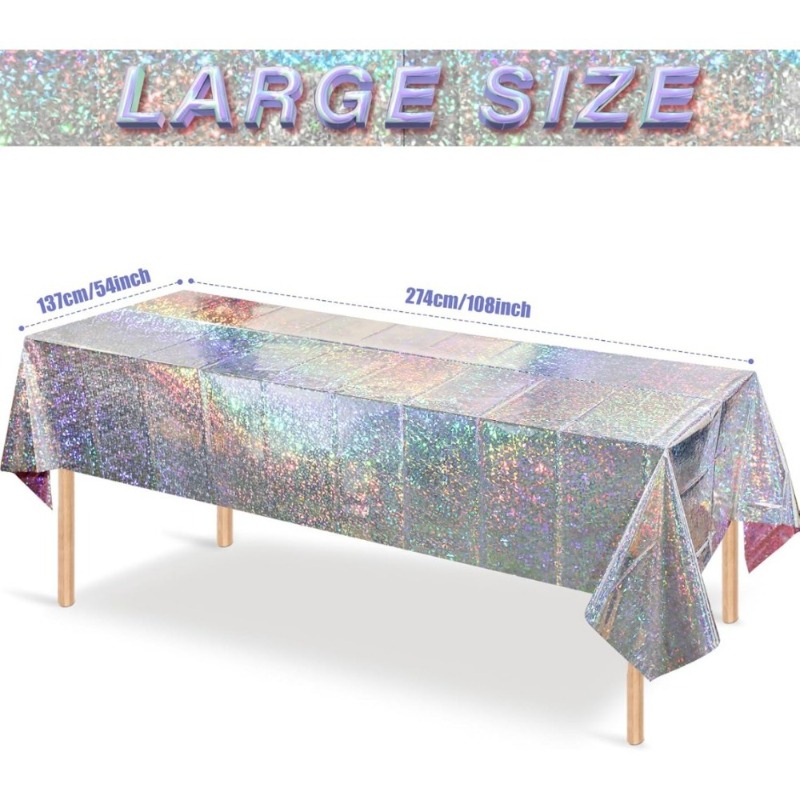 1 قطعة مفرش المائدة القابل للت - مراجعة Table Cloth Disposable وسعره