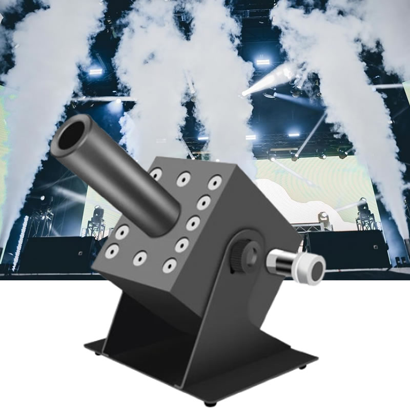 آلة ضباب CO2 ملونة بتقنية LED  - مراجعة Confetti Cannon Tube وسعره