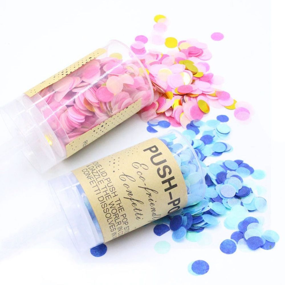 قصاصات بوبر دفع مستديرة ، تنفج - مراجعة Confetti Cannon Tube وسعره