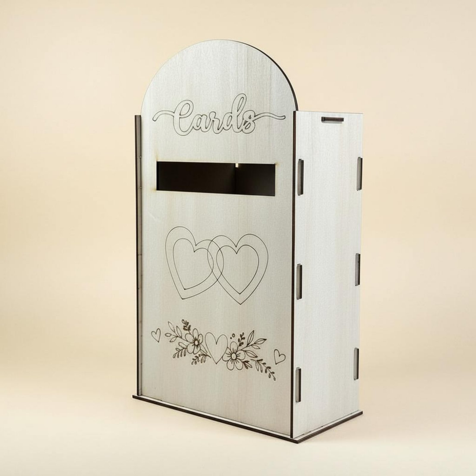 صندوق بطاقات زفاف خشبي بتصميم  - مراجعة Event Party Box وسعره