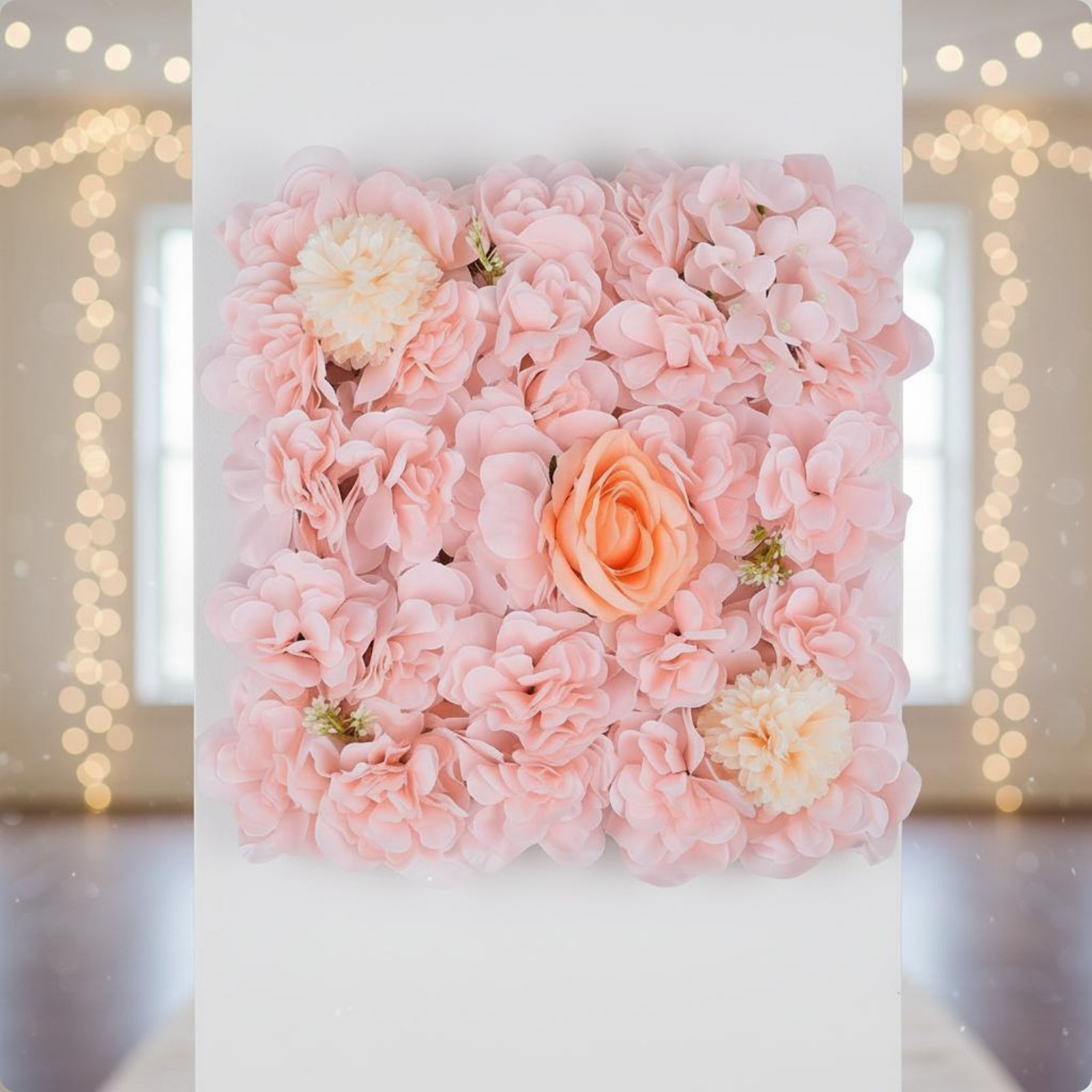 لوحة جدارية من الزهور الاصطناع - مراجعة Flower Wall Panel وسعره
