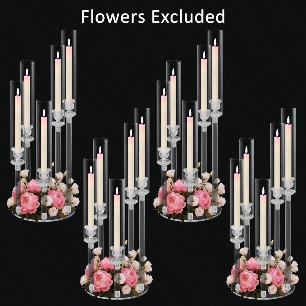 شمعدان أكريليك بخمسة أذرع لتزي - مراجعة Centerpiece Stick وسعره