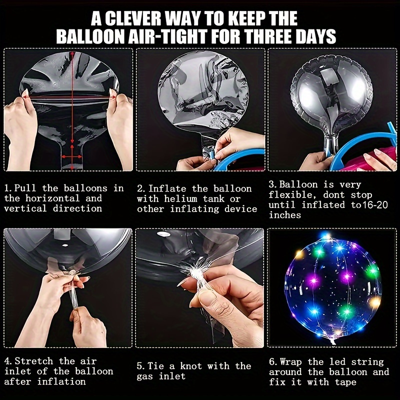 مجموعة من 20 قطعة من بالونات ب - مراجعة Led Balloon Light وسعره