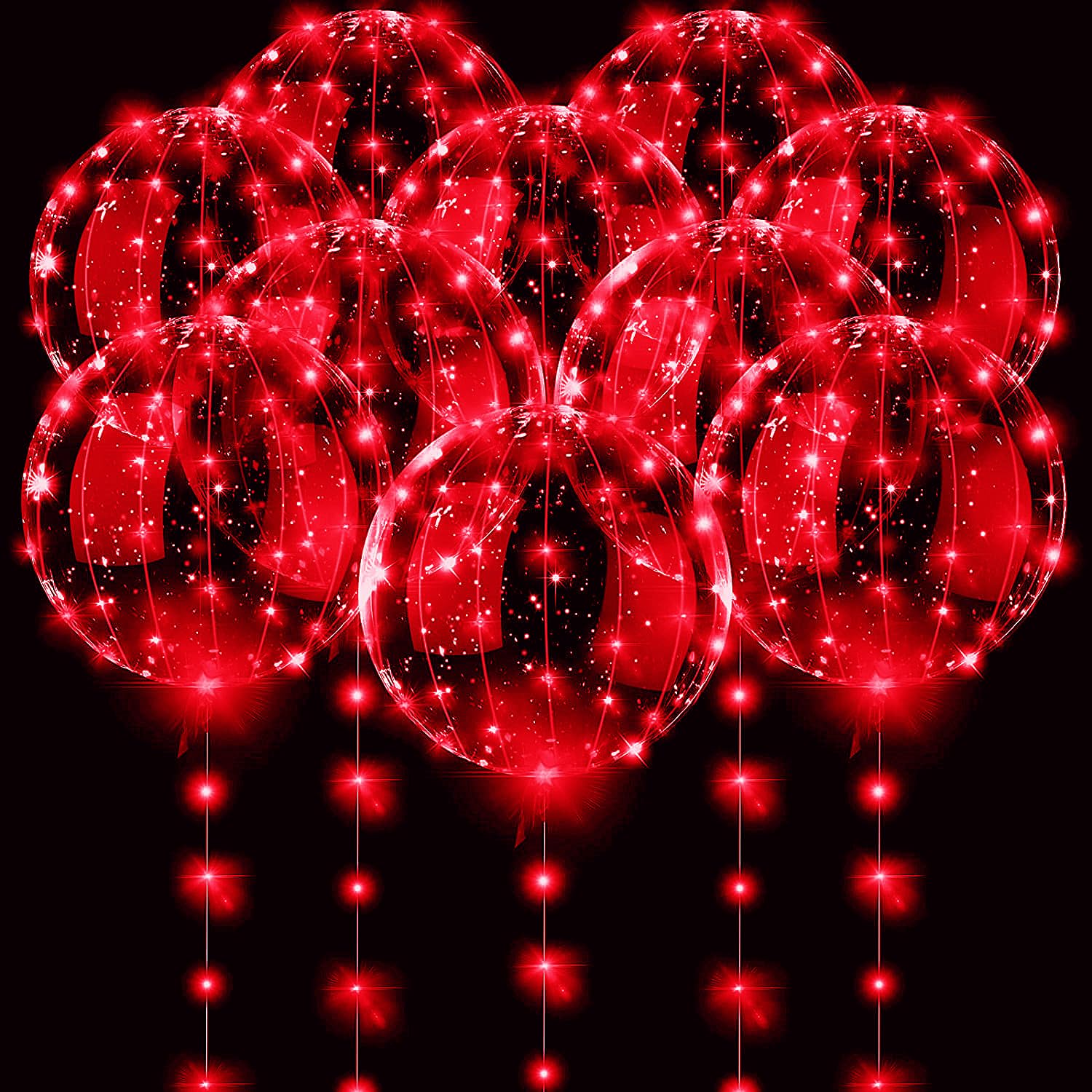 3 مجموعات من بالونات بوبو الشف - مراجعة Led Balloon Light وسعره