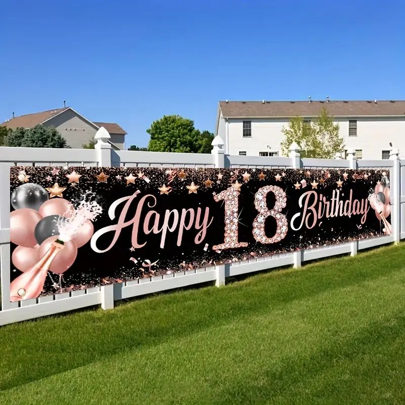 لافتة عيد الميلاد الثامن عشر،  - مراجعة Party Banner Gold وسعره