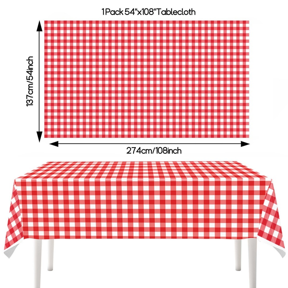 1/3 قطع مفرش طاولة بلاستيكي بن - مراجعة Table Cloth Disposable وسعره