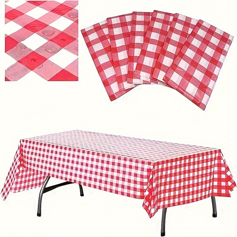 10 قطع من أغطية الطاولات المست - مراجعة Table Cloth Disposable وسعره