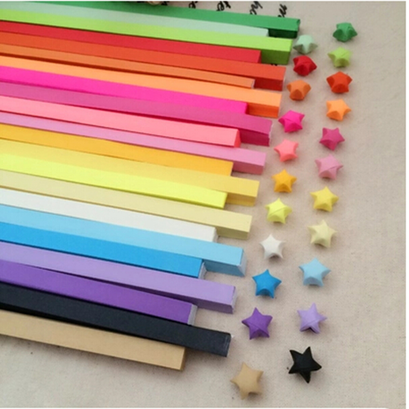27 لون مزدوج الوجهين اوريغامي  - مراجعة Papercraft Supply Ribbon وسعره
