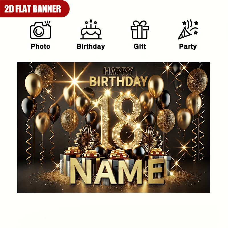 قطعة واحدة من خلفية عيد ميلاد  - مراجعة Party Banner Gold وسعره