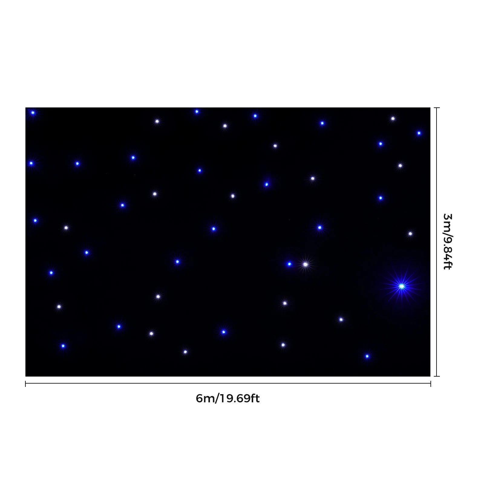 خلفية LED مقاس 10 قدم × 20 قدم - مراجعة Event Party Dj وسعره