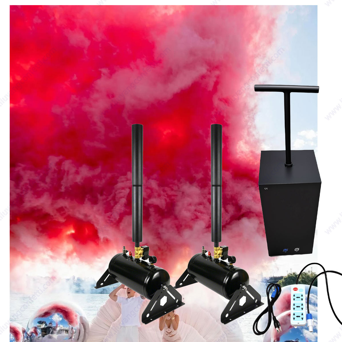 النثار غاسل آلة استحمام الطفل  - مراجعة Confetti Cannon Tube وسعره