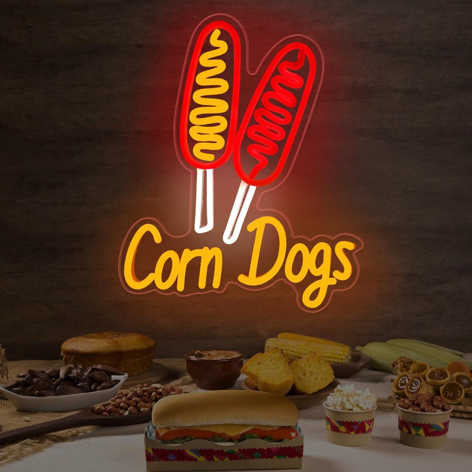 لافتة نيون على شكل هوت دوج، إض - مراجعة Neon Sign Party وسعره