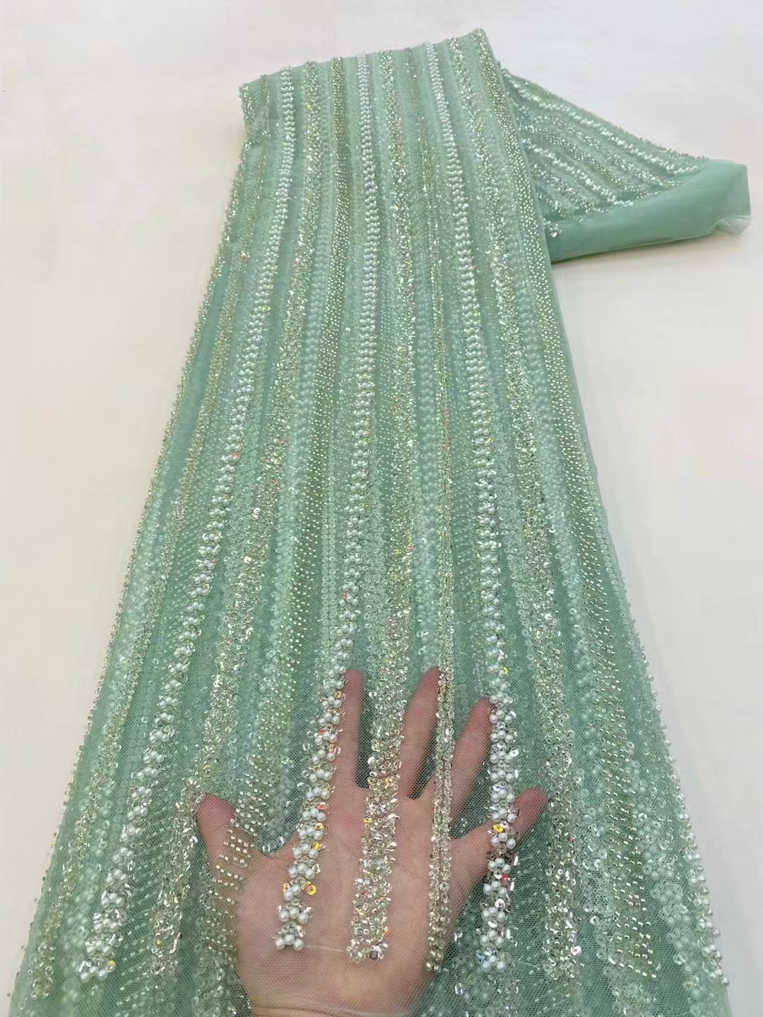 جودة عالية النيجيري الأفريقي أ - مراجعة Glitter Tablecloth وسعره