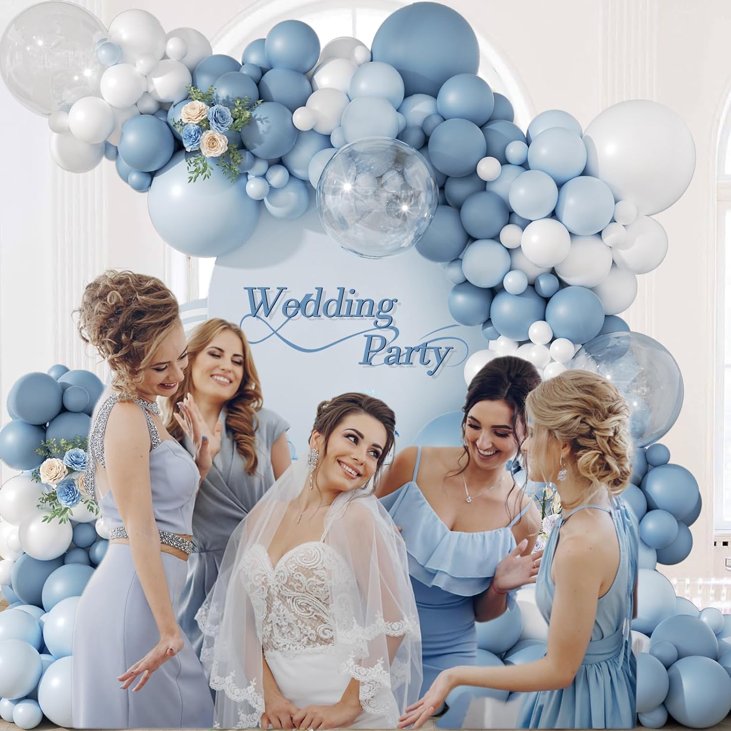 طقم قوس بالونات أزرق غباري 105 - مراجعة Balloon Arch Kit وسعره